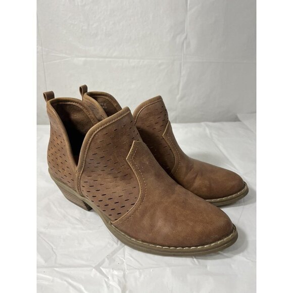 Report Women’s Davidson Tan Brown Ankle  Bootie Shoe Size 6 LEATHER - Picture 1 of 15